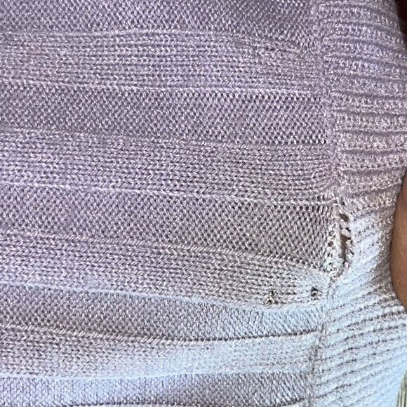 New York & Company Lavender Sweater Women’s Sz Medium‎ Ribbed Knit Trending - Picture 7 of 9